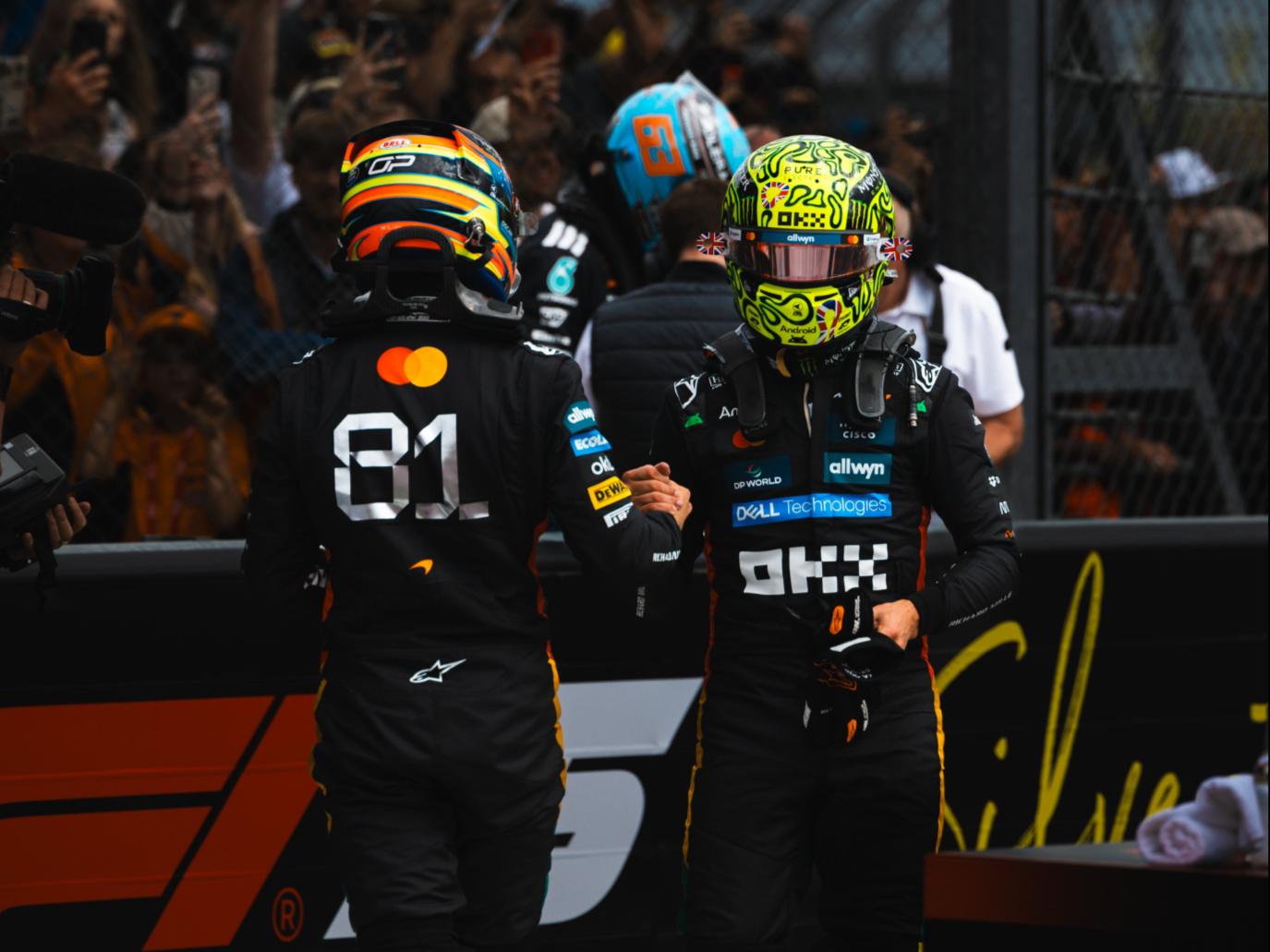 红牛车队轻取雷诺车队，诺里斯关键制胜